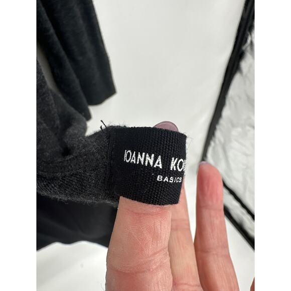 Ionna Kourbela Basics Charcoal Gray Hi-lo tunic Athen Greece Size Small - Picture 2 of 5